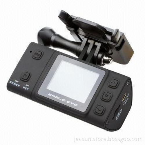 Full HD 1080P car black box with G-sensor and 135 degrees wide angle field of view